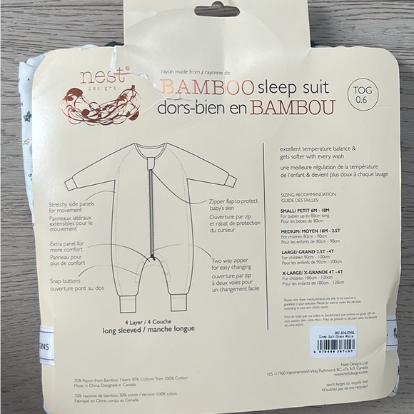 Nest Designs: Sleep Suit - Picture 2 of 2